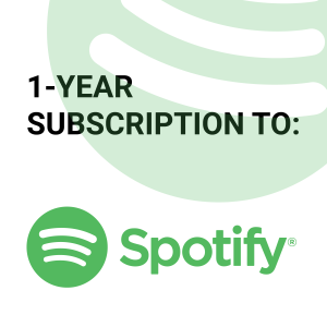 1-Year Subscription to Spotify